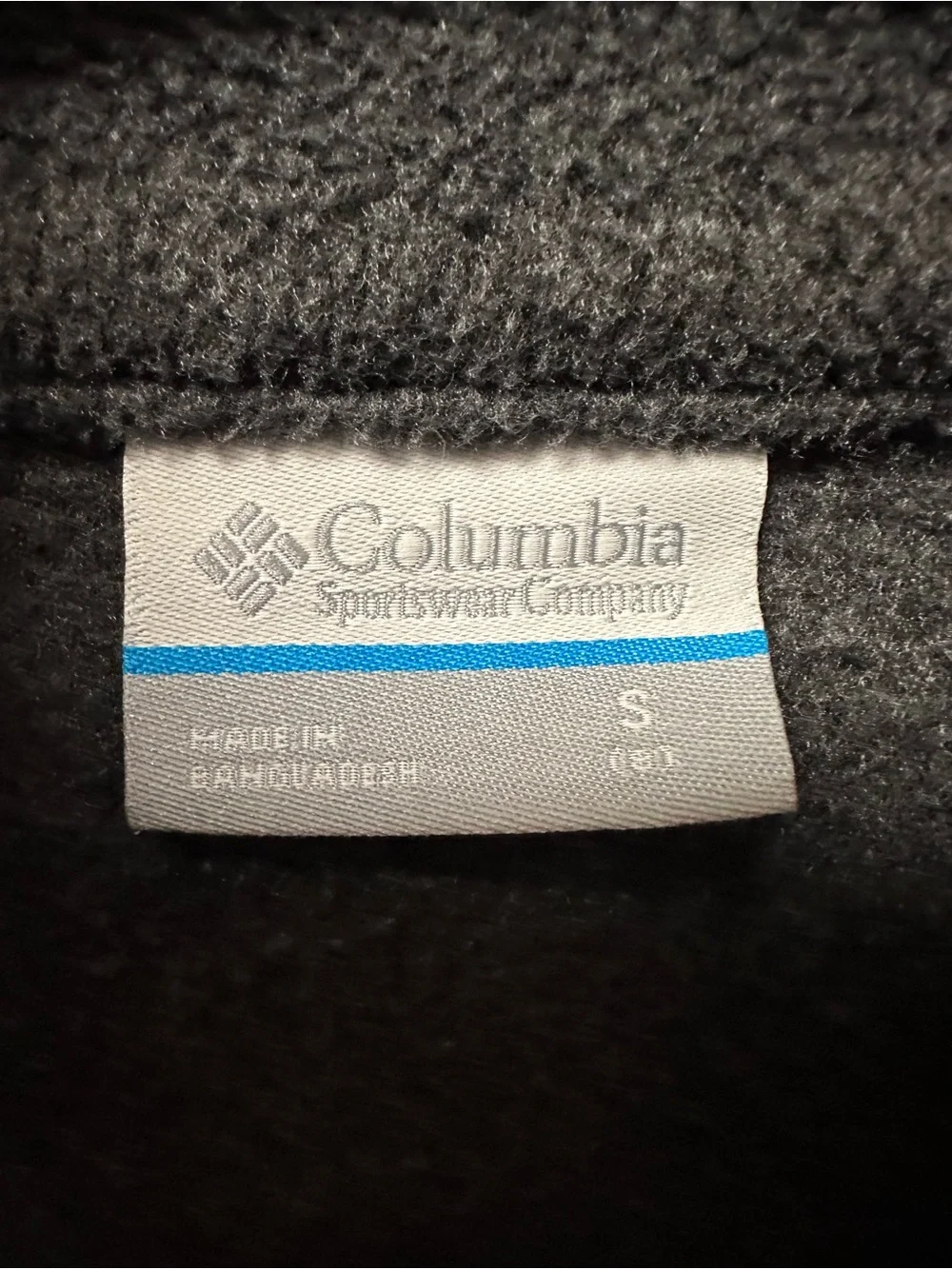 Columbia Dark Gray Fleece Vest with Full Zip